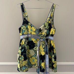 Vtg Free People babydoll tank top sz 4 NWT